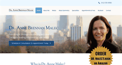 Desktop Screenshot of drannemalec.com